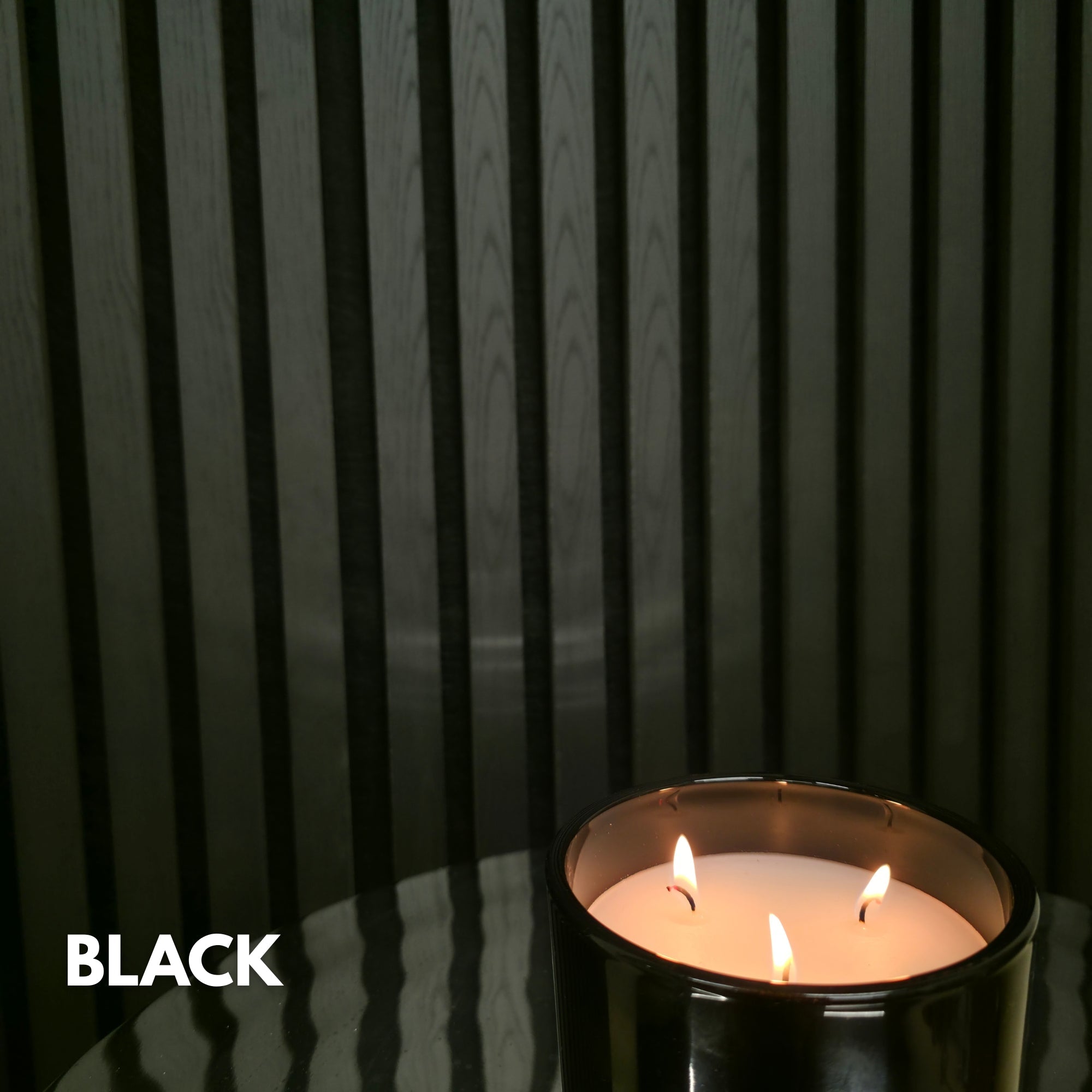 300cm x 60cm Acoustic Slatted Wall Panel (Multiple Colours)