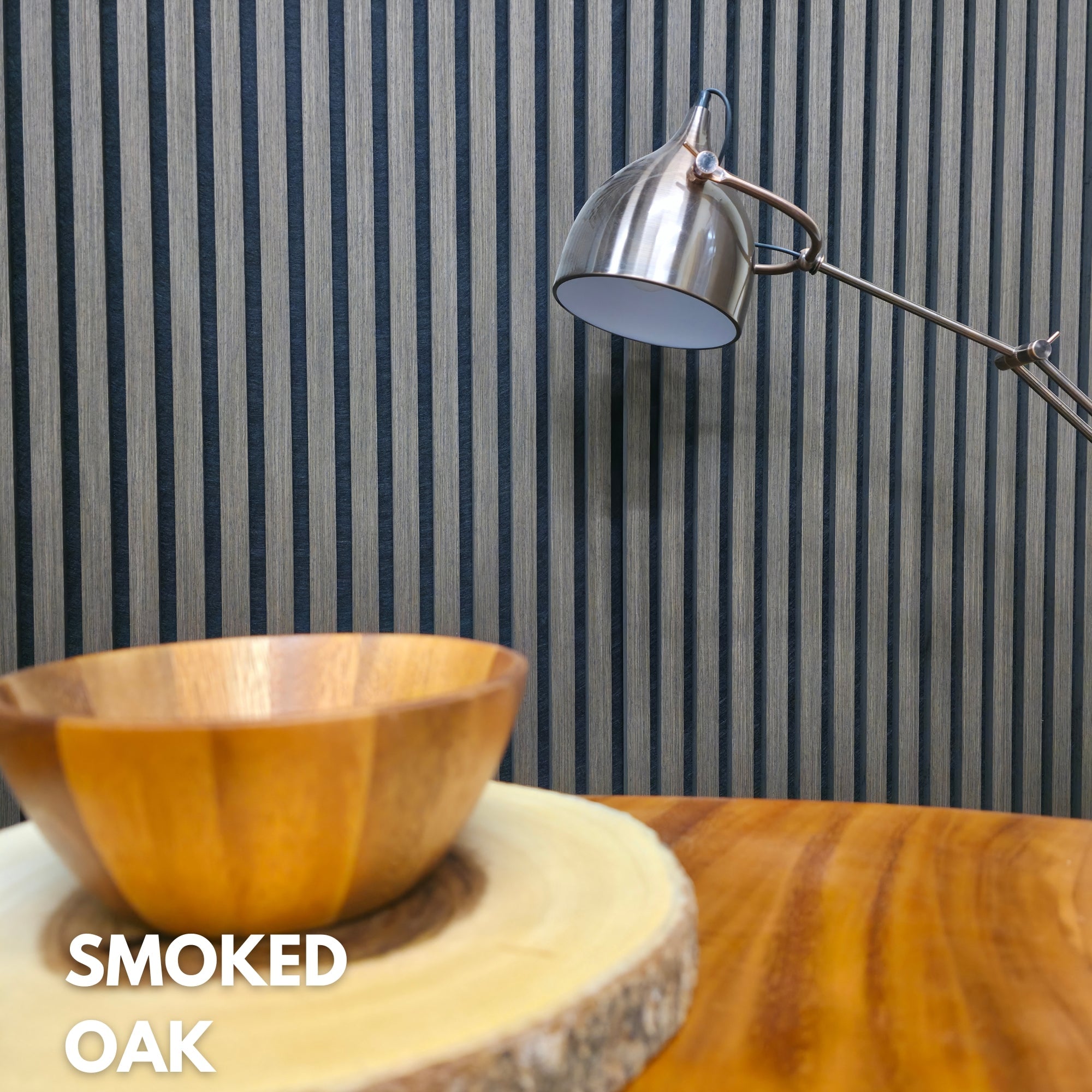 300cm x 60cm Acoustic Slatted Wall Panel (Multiple Colours)