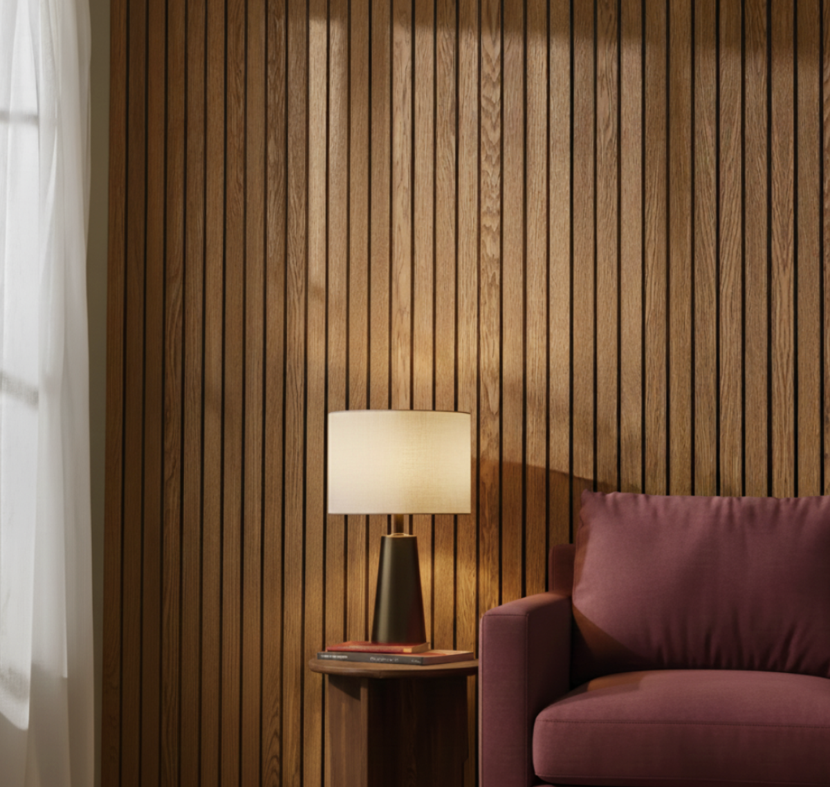 Dark Oak - Premium Acoustic Wall Panels