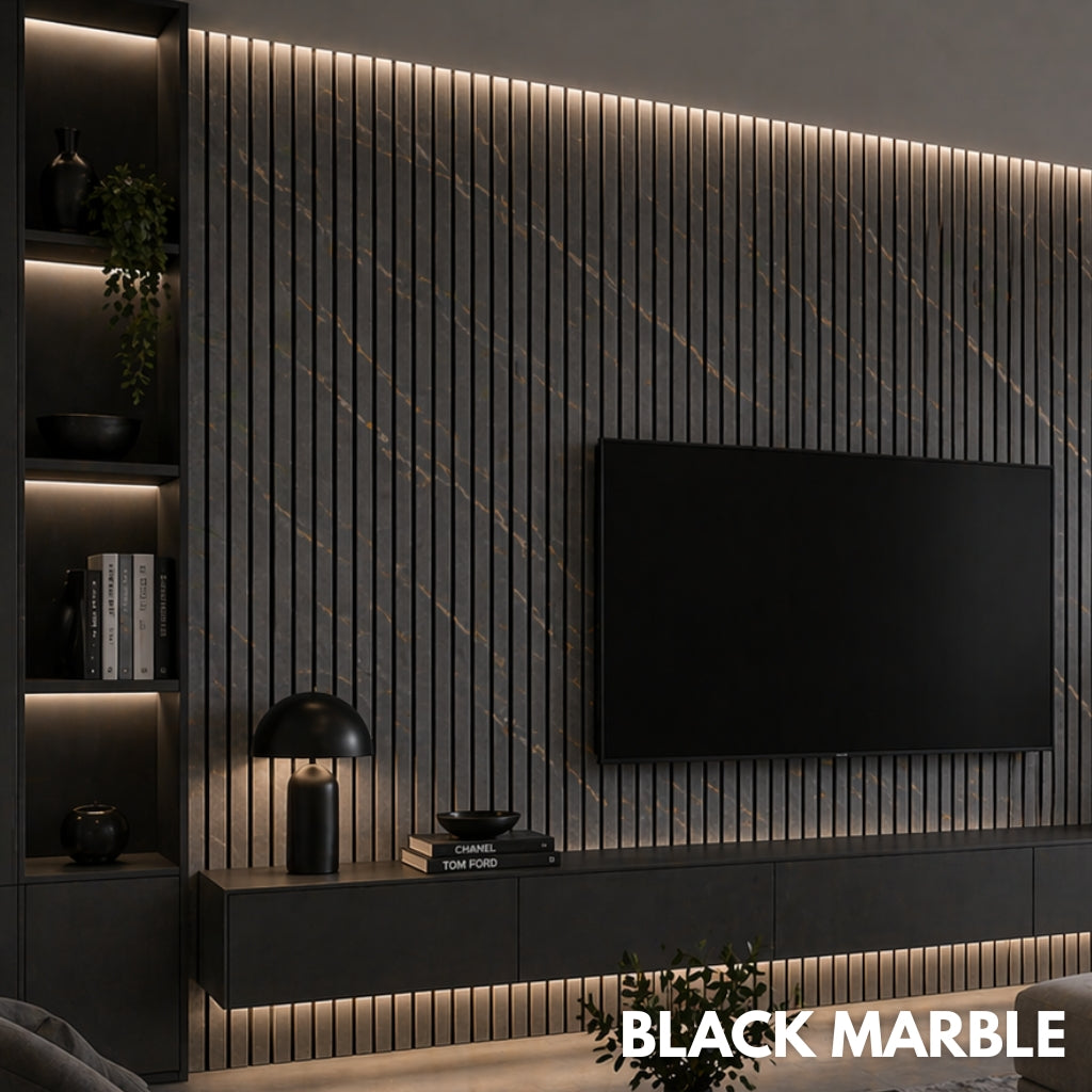 Premium Acoustic Slatted Wall Panel (Multiple Colours)