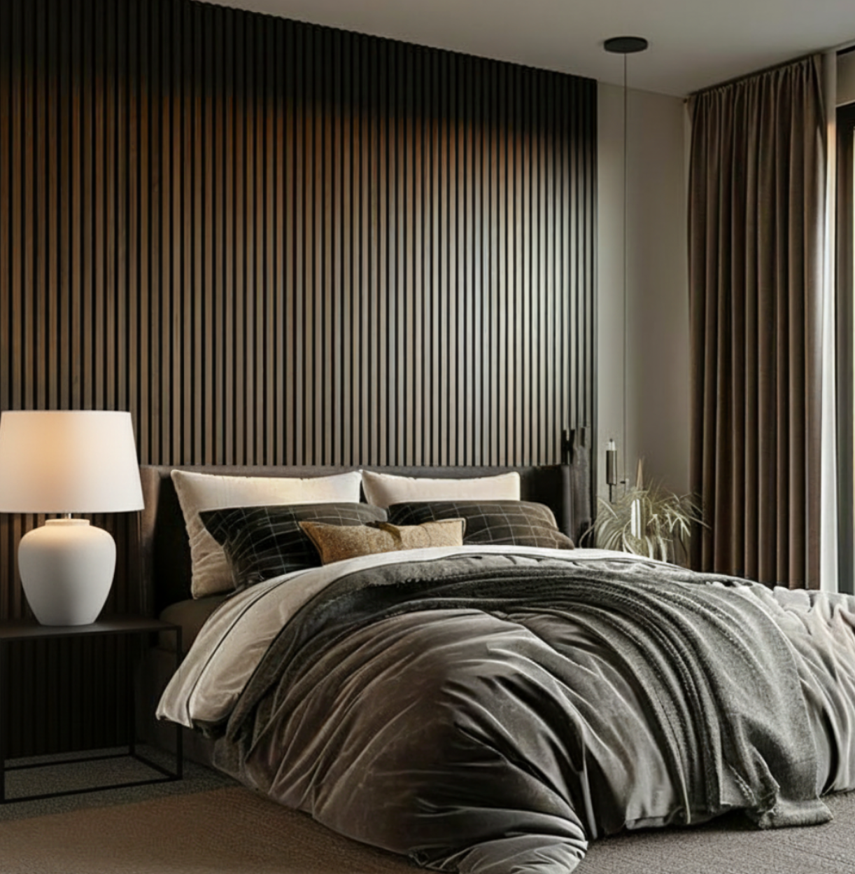 Smoked Oak - Premium Acoustic Wall Panels