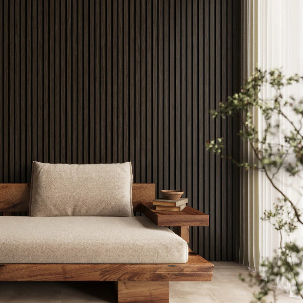 Acoustic Slatted Wall Panels (Multiple Colours)