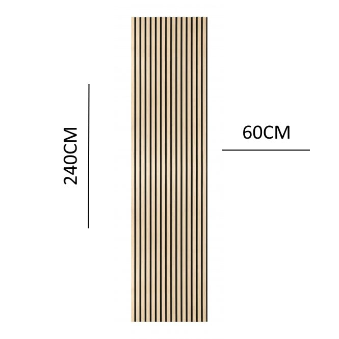 Acoustic Slatted Wall Panels (Multiple Colours)