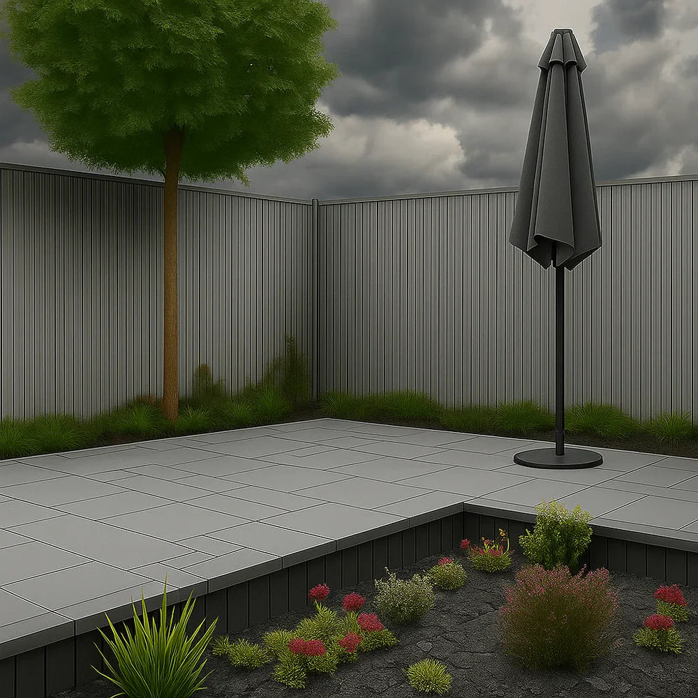 Exterior Outdoor Panels 2400mm x 2400mm (16 Panels Per Pack) Multiple Colours